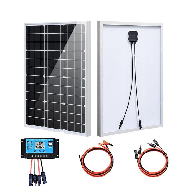 50W Solar Photovoltaic Panel Power Generation System