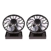 Portable solar fan