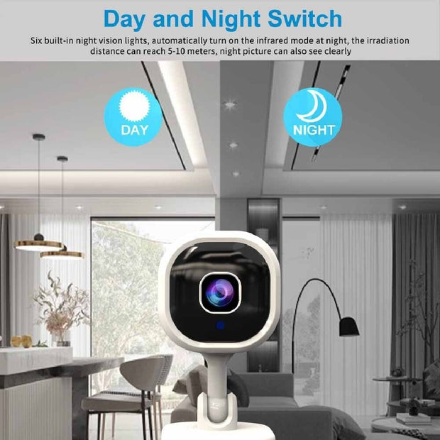 1080P HD Mini Camera Security IP CCTV Wireless WiFi Home Indoor Night Vision Cam