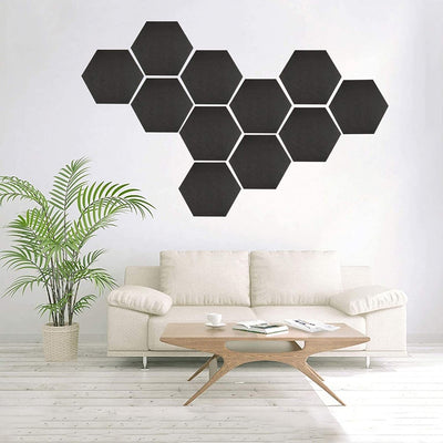 Creative Hexagonal Polyester Fiber Sound Insulation Panels For Interior Decoration