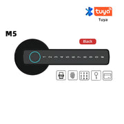 Smart Fingerprint Door Lock – Tuya App, Keypad, & Bluetooth Unlocking