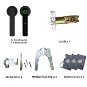 Smart Fingerprint Door Lock – Tuya App, Keypad, & Bluetooth Unlocking