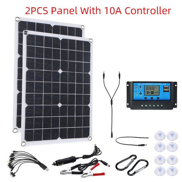 Solar Two-Piece Photovoltaic Panel Controller Kit