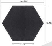 Creative Hexagonal Polyester Fiber Sound Insulation Panels For Interior Decoration