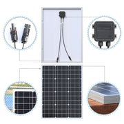 50W Solar Photovoltaic Panel Power Generation System